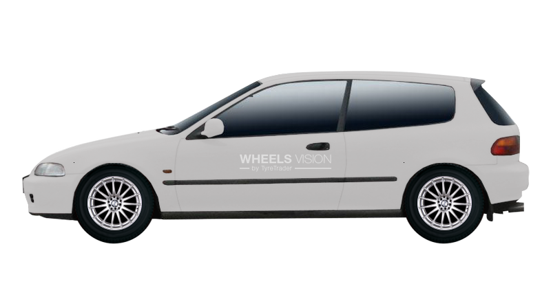 Wheel Racing Wheels H-290 for Honda Civic VI Hetchbek 3 dv.