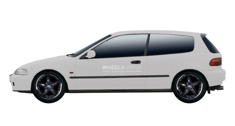 Wheel Racing Wheels H-303 for Honda Civic VI Hetchbek 3 dv.