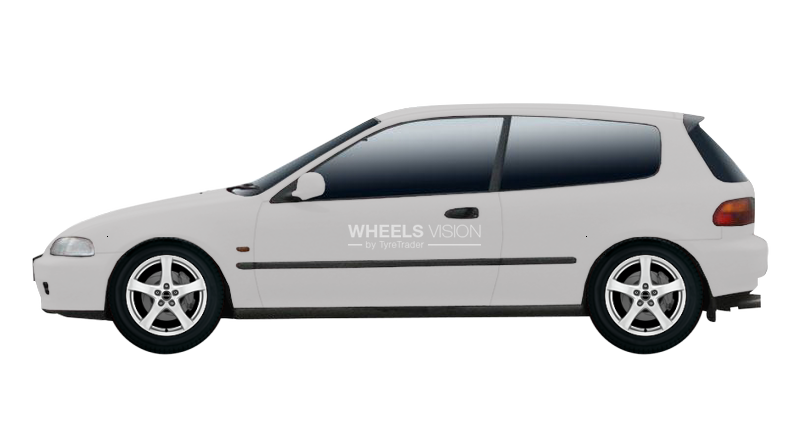 Wheel Borbet F for Honda Civic VI Hetchbek 3 dv.