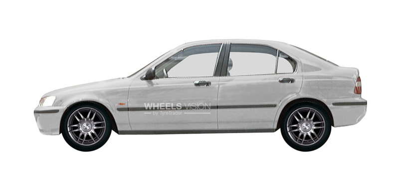 Диск Racing Wheels H-159 на Honda Civic VI Хэтчбек 5 дв.
