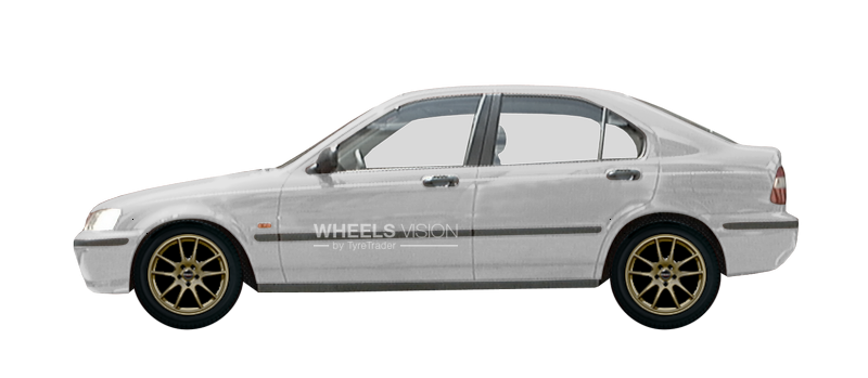 Wheel Borbet RS for Honda Civic VI Hetchbek 5 dv.