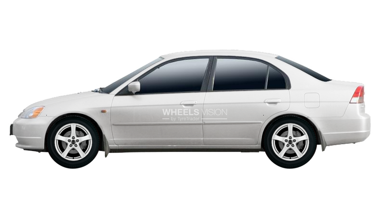 Wheel Borbet F for Honda Civic VII Restayling Sedan