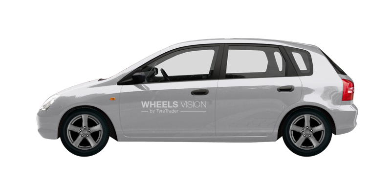 Wheel Dezent TX for Honda Civic VII Restayling Hetchbek 5 dv.