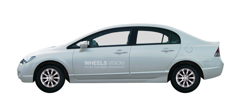 Wheel Racing Wheels H-285 for Honda Civic VIII Restayling Sedan