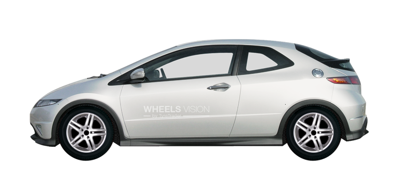 Диск Racing Wheels H-214 на Honda Civic VIII Рестайлинг Хэтчбек 3 дв.
