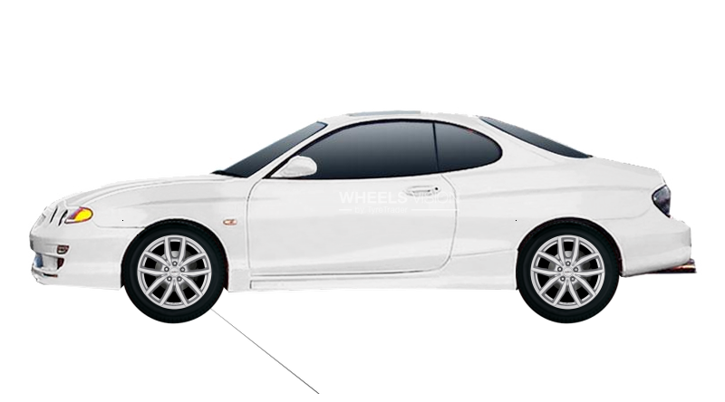 Диск Dezent TE на Hyundai Coupe I Рестайлинг (RD2)