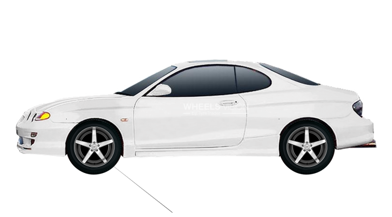 Диск TSW Sochi на Hyundai Coupe I Рестайлинг (RD2)