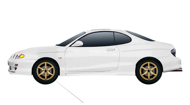 Wheel Enkei T6S for Hyundai Coupe I Restayling (RD2)