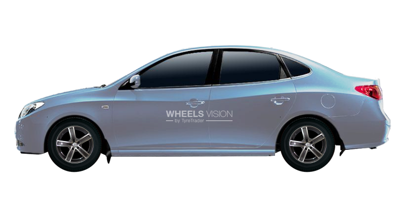 Wheel Racing Wheels H-412 for Hyundai Elantra IV (HD)