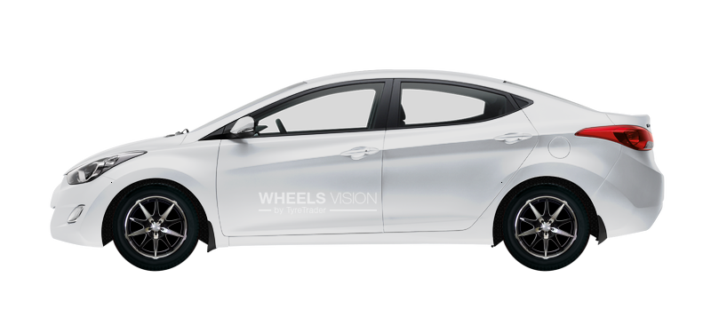 Wheel Racing Wheels H-410 for Hyundai Elantra V (MD) Sedan