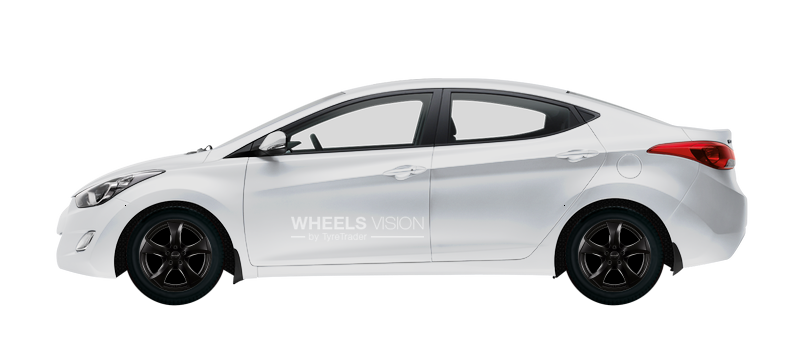 Диск Wheelworld WH22 на Hyundai Elantra V (MD) Седан
