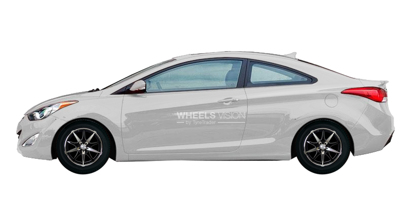 Диск Racing Wheels H-410 на Hyundai Elantra V (MD) Купе