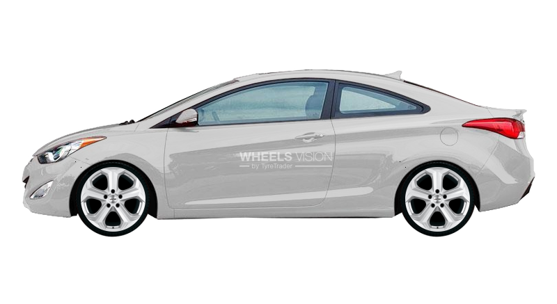 Диск Autec Xenos на Hyundai Elantra V (MD) Купе