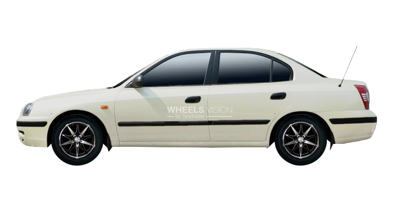 Wheel Racing Wheels H-410 for Hyundai Elantra III (XD) Restayling Sedan