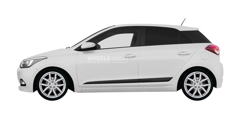 Wheel Dezent TE for Hyundai i20 II