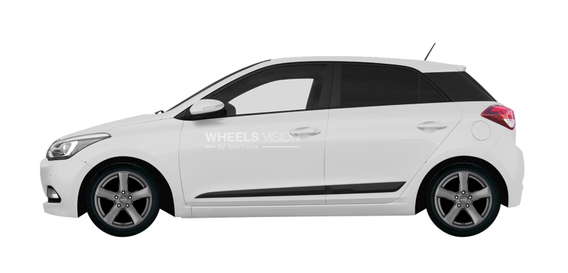 Wheel Dezent TX for Hyundai i20 II