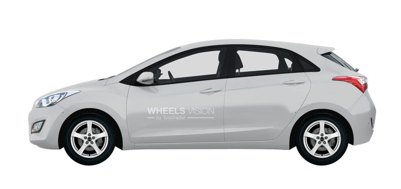 Wheel Borbet F for Hyundai i30 II Restayling