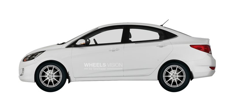 Wheel Dezent TI for Hyundai Solaris I Restayling Sedan