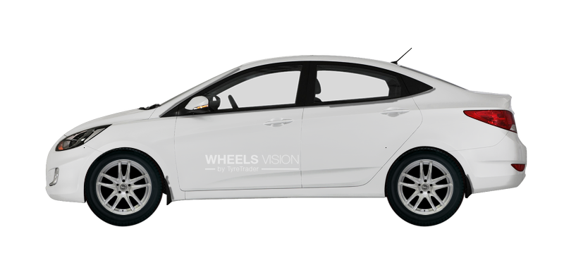 Wheel ProLine Wheels VX100 for Hyundai Solaris I Restayling Sedan