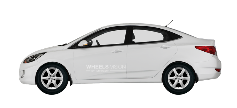 Wheel Alutec Blizzard for Hyundai Solaris I Restayling Sedan