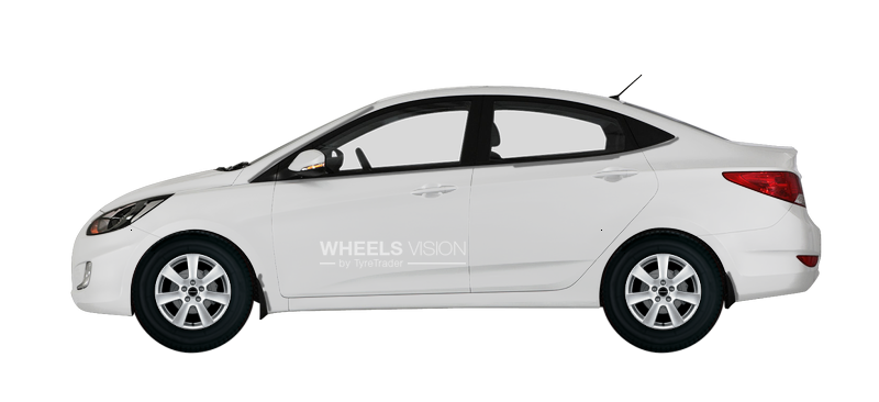 Wheel Borbet CA for Hyundai Solaris I Restayling Sedan