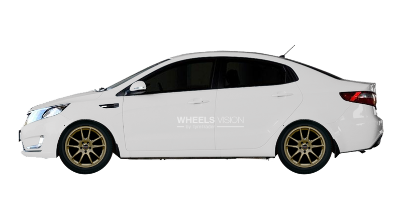 Wheel Borbet RS for Kia Rio III Restayling Sedan