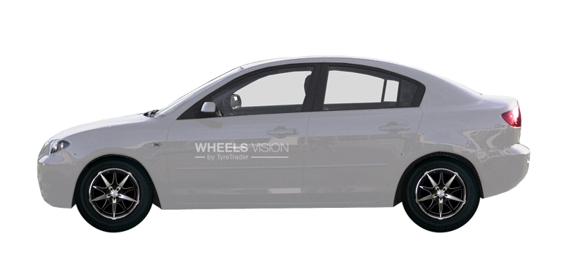 Wheel Racing Wheels H-410 for Mazda 3 I (BK) Restayling Sedan