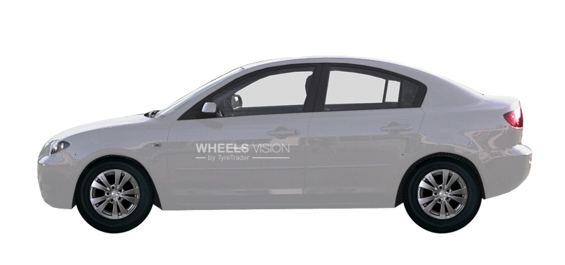 Диск Racing Wheels H-364 на Mazda 3 I (BK) Рестайлинг Седан