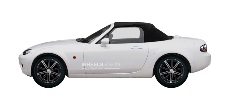 Диск Racing Wheels H-385 на Mazda MX-5 III (NC) Рестайлинг