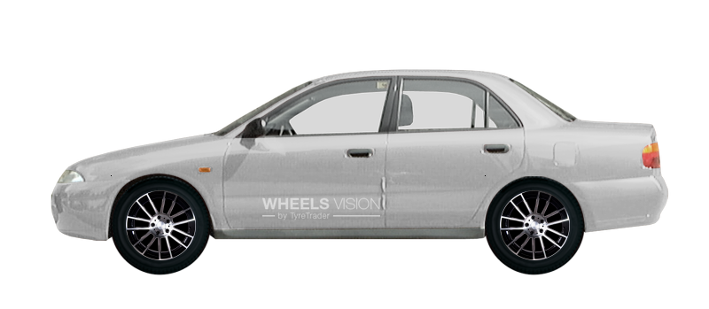 Wheel Racing Wheels H-408 for Mitsubishi Carisma Sedan