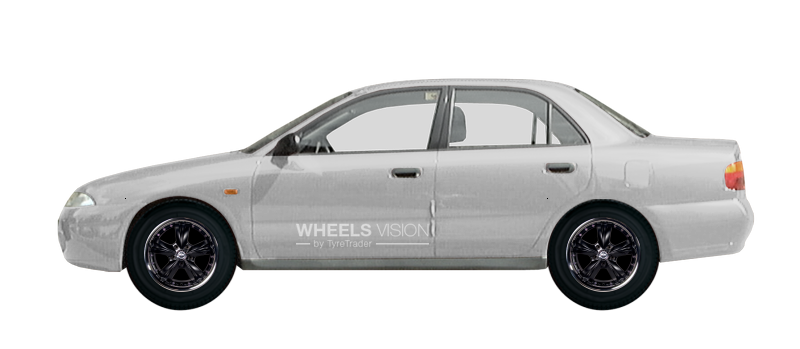 Wheel Racing Wheels H-302 for Mitsubishi Carisma Sedan