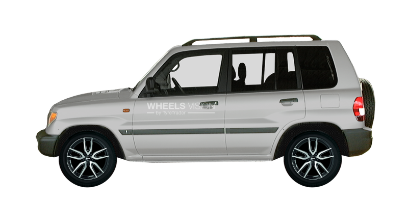 Wheel Rial Torino for Mitsubishi Pajero Pinin Vnedorozhnik 5 dv.