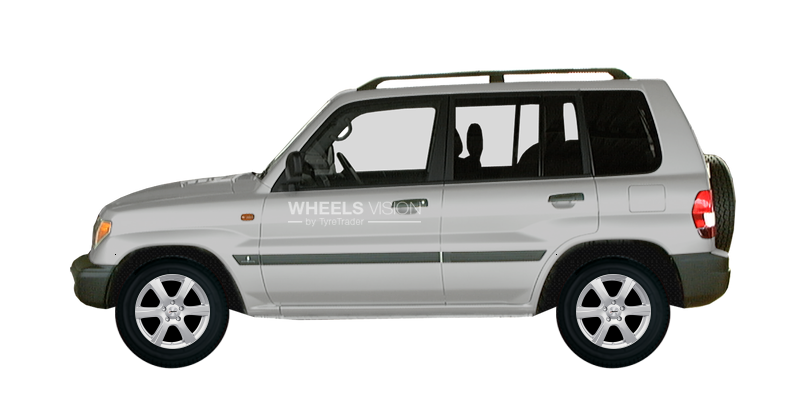 Wheel Autec Polaric for Mitsubishi Pajero Pinin Vnedorozhnik 5 dv.