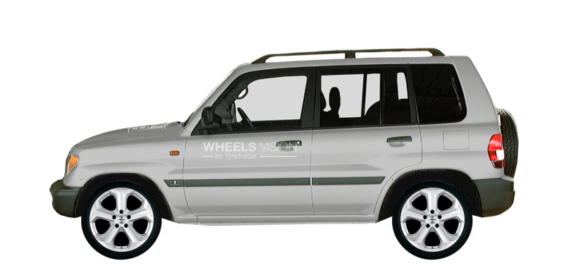 Wheel Autec Xenos for Mitsubishi Pajero Pinin Vnedorozhnik 5 dv.