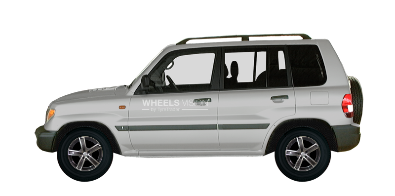 Wheel Racing Wheels H-412 for Mitsubishi Pajero Pinin Vnedorozhnik 5 dv.