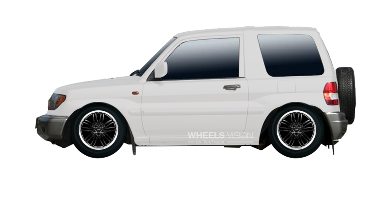 Wheel Alutec Black Sun for Mitsubishi Pajero Pinin Vnedorozhnik 3 dv.