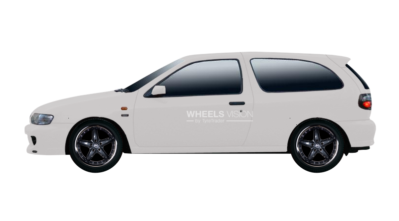 Диск Racing Wheels H-303 на Nissan Almera I (N15) Хэтчбек 3 дв.