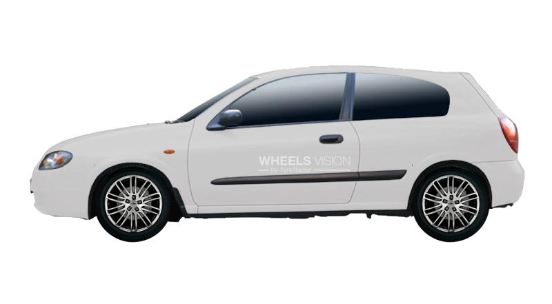 Wheel Rial Murago for Nissan Almera II (N16) Restayling Hetchbek 3 dv.