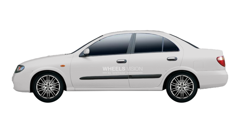 Wheel Rial Murago for Nissan Almera II (N16) Restayling Sedan