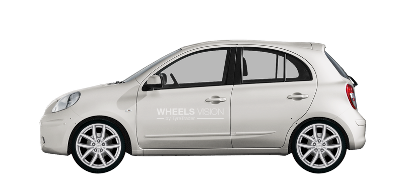 Wheel Dezent TE for Nissan Micra IV (K13)