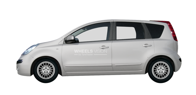 Wheel Rial Zamora for Nissan Note I Restayling