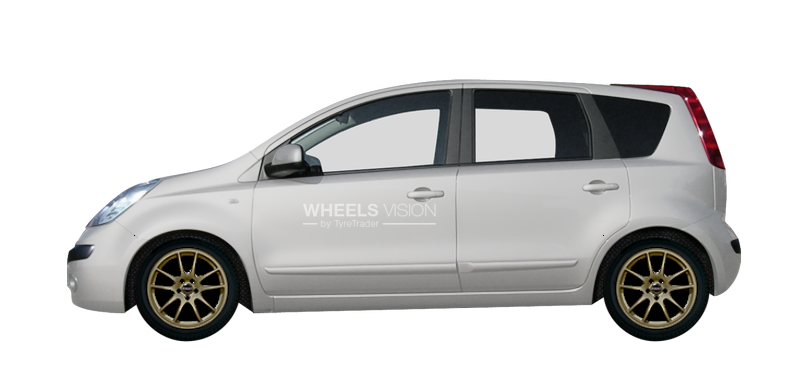 Wheel Borbet RS for Nissan Note I Restayling