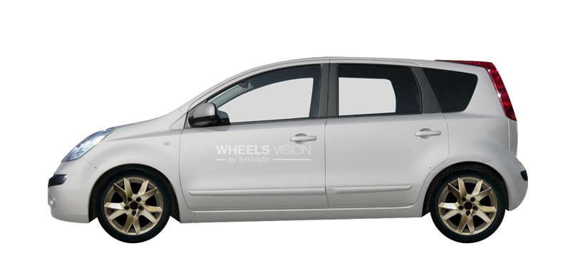 Wheel Alutec Lazor for Nissan Note I Restayling