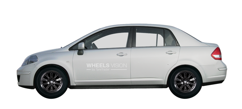 Wheel Racing Wheels H-380 for Nissan Tiida I Restayling Sedan