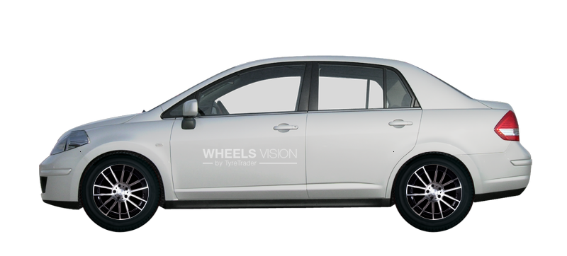 Wheel Racing Wheels H-408 for Nissan Tiida I Restayling Sedan