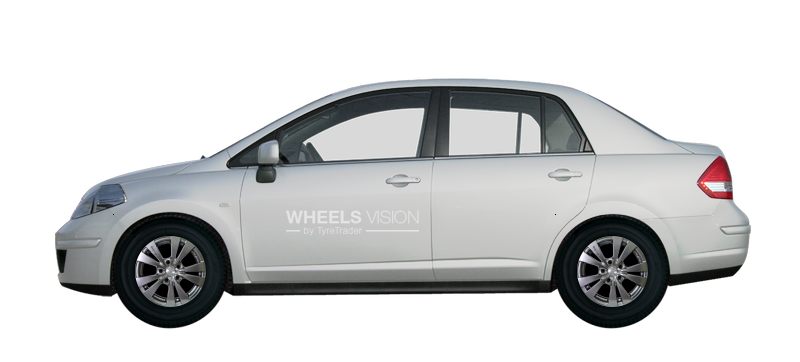 Wheel Racing Wheels H-364 for Nissan Tiida I Restayling Sedan
