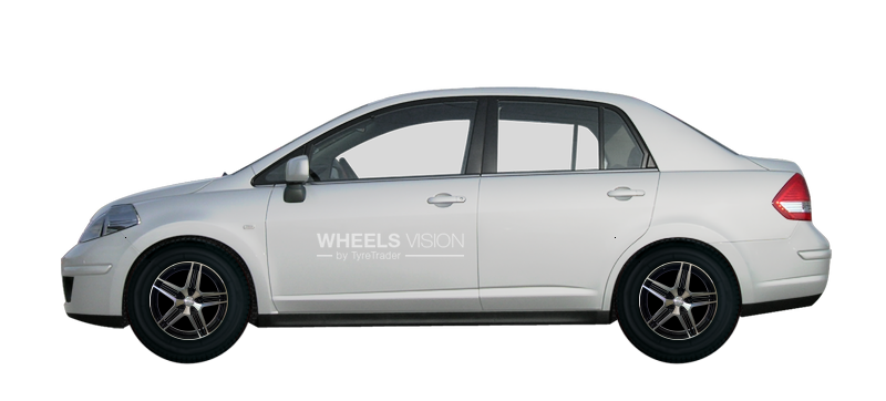 Wheel Racing Wheels H-414 for Nissan Tiida I Restayling Sedan