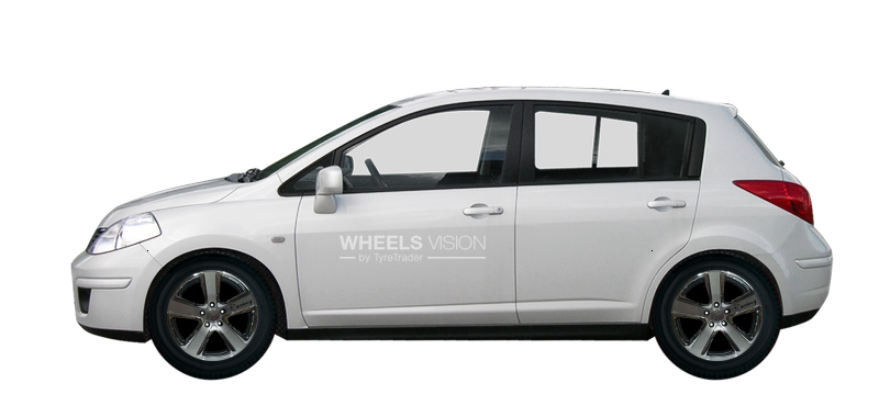 Wheel Carre 711 for Nissan Tiida I Restayling Hetchbek 5 dv.