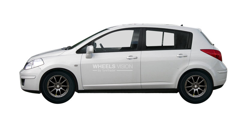 Wheel Advan 833 RS for Nissan Tiida I Restayling Hetchbek 5 dv.