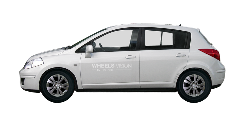 Wheel Racing Wheels H-364 for Nissan Tiida I Restayling Hetchbek 5 dv.